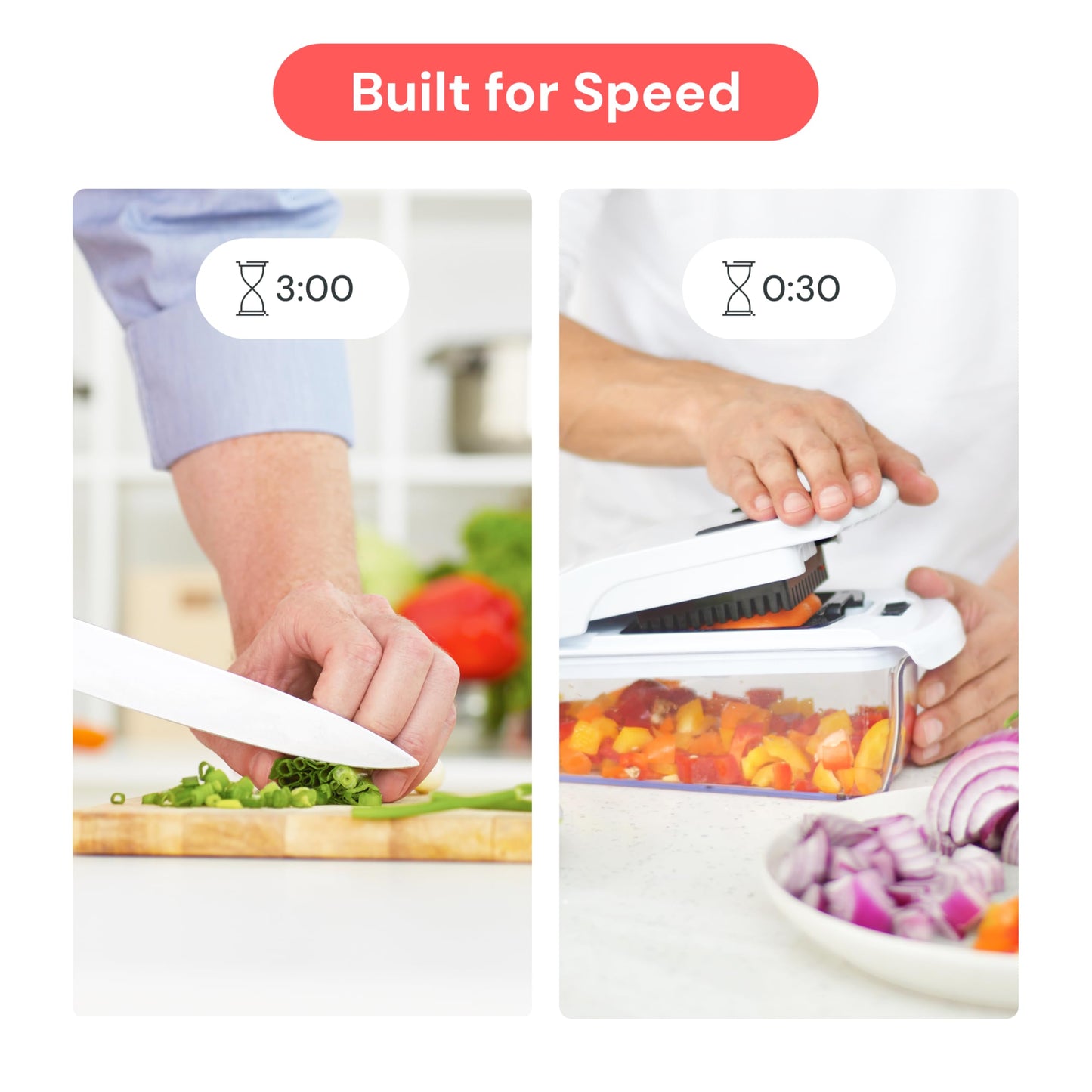 Fullstar Pro Vegetable Chopper & Spiralizer – White
