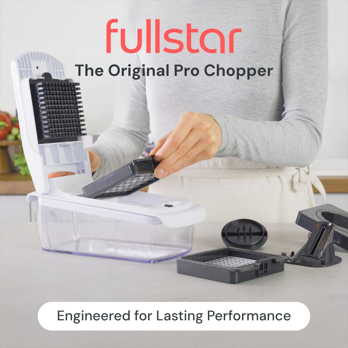 Fullstar Pro Vegetable Chopper & Spiralizer – White