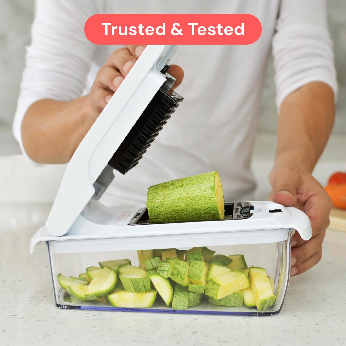 Fullstar Pro Vegetable Chopper & Spiralizer – White